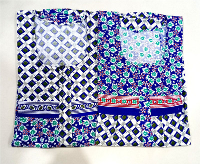 Shunit creation Women Nighty(Blue, White)