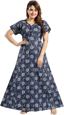 CINCO Women Nighty(Dark Blue)