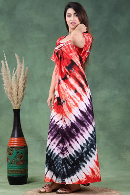 femimode Women Nighty(Multicolor)