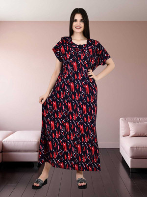 LDHSATI Women Nighty Set(Multicolor)