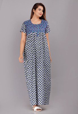 NEXT FASHION HUB Women Nighty(Multicolor)