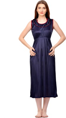 Boosah Women Nighty(Dark Blue)