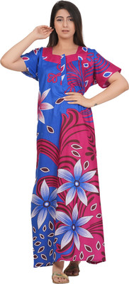 AakarShana Women Nightdress(Multicolor)