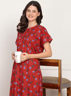 ARCADIAA Women Nightdress(Multicolor)