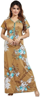 HouseOfCommon Women Nighty(Multicolor)