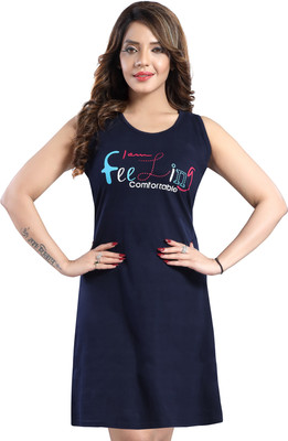 Attempt Women Nightshirts(Dark Blue)