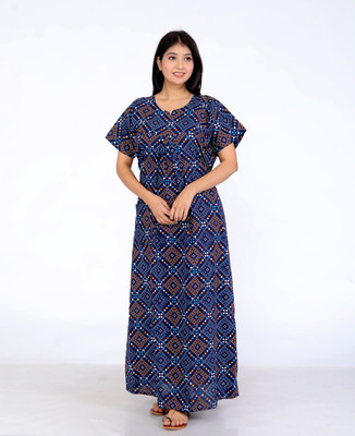 impression Women Nighty(Multicolor)