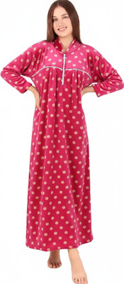 Fashonic Women Nighty(Pink)