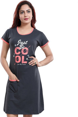 Attempt Women Nightshirts(Grey)