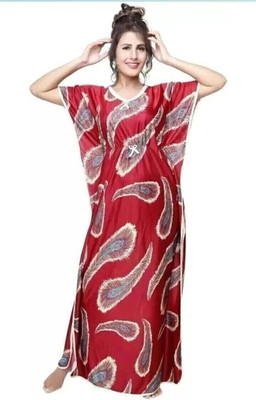 HR creation Women Nighty(Multicolor)