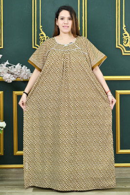 UpperCollection Women Nighty(Green)