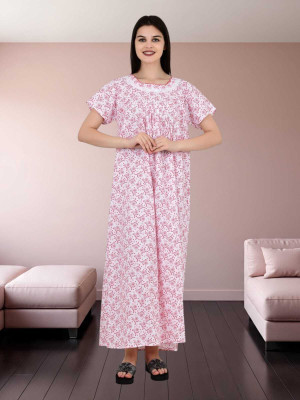 LDHSATI Women Nighty Set(Multicolor)
