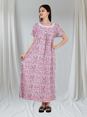 LDHSATI Women Nighty Set(Multicolor)