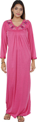 RILO Women Nighty(Pink)