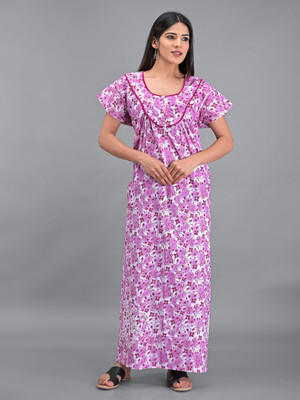 Apratim Women Nighty(Pink)