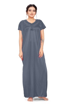 Vinayak Women Nighty(Grey)