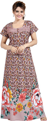 Gutthi Women Nighty(Multicolor)
