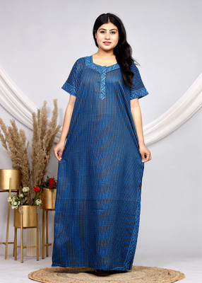 MF CREATION Women Nighty(Multicolor)