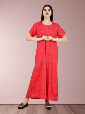 LDHSATI Women Nighty Set(Multicolor)