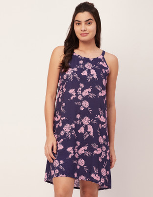 moomaya Women Nighty(Blue)