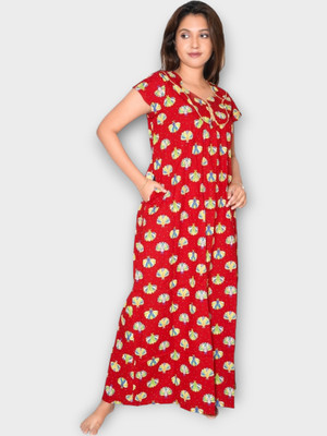 HOC Women Nighty(Red)