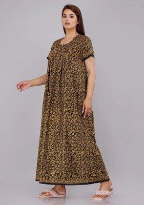 Shakti Enterprises Women Nighty(Maroon)