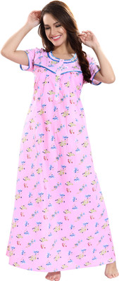 AV2 Women Nighty(Pink)