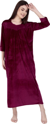 Bombshell Women Nighty(Purple)