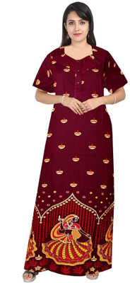 RAGHAVNITYA Women Nighty(Multicolor)