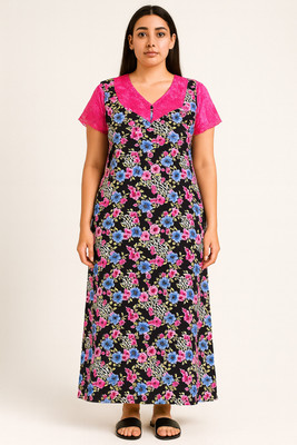 F65 Women Nighty(Pink)