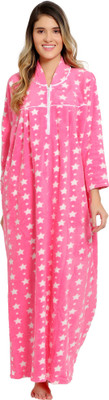 Taausha Women Nighty(Pink)