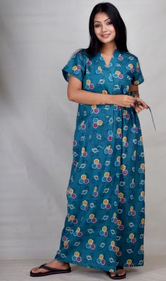 CLYMAA Women Robe(Blue)