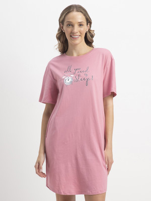 JOCKEY Women Nightdress(Pink)