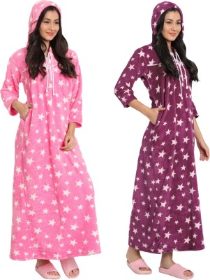 PALIVAL Women Nighty(Multicolor)