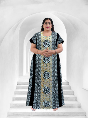 dinesh enterprises Women Nighty(Multicolor)