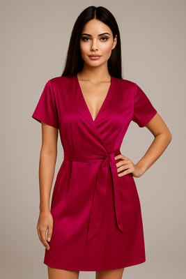 Nivcy Women Nighty(Pink)