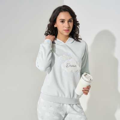 Dreamz by Pantaloons Women Nightdress(Blue)