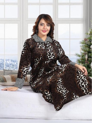 LRT Women Nighty(Black, Brown)
