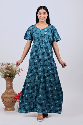 pradeep enterprises Women Nighty(Multicolor)