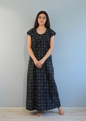 Swara Women Nighty(Dark Green)