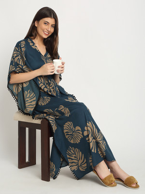 SWEET DREAMS Women Nighty(Blue)