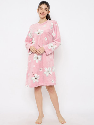 Camey Women Nighty(Pink)