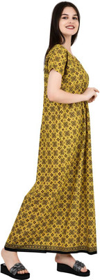 LDHSATI Women Nighty(Green)