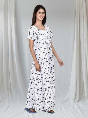 LDHSATI Women Nighty Set(Multicolor)