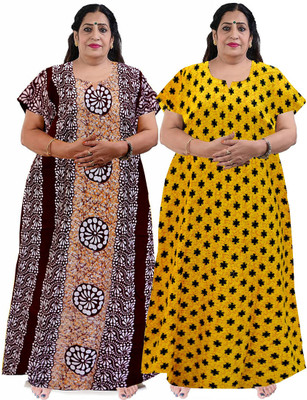 Priyanka Creation Women Nighty(Purple)