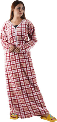 NACNO Women Nighty(Brown)