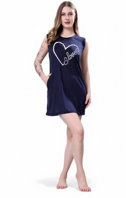 AFFAIR Women Nightshirts(Dark Blue)