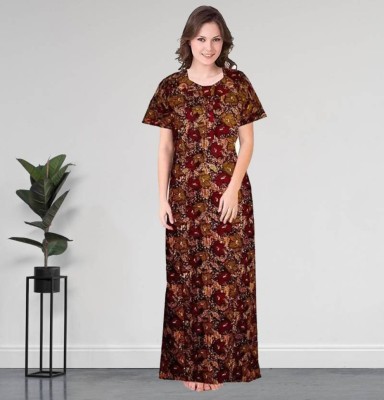 impression Women Nighty(Brown)