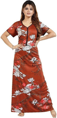 HouseOfCommon Women Nighty(Multicolor)