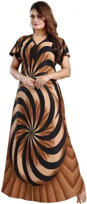 HR creation Women Nighty(Yellow)